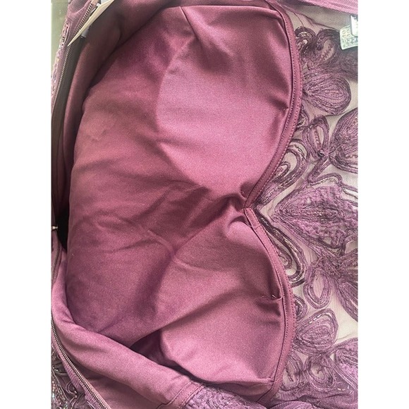 NWT JS Collections Women's Dress Purple Size 10 Beaded Gown - Picture 11 of 11